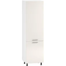 Cabinet for built-in refrigerator VENTO DL-60/214, beige